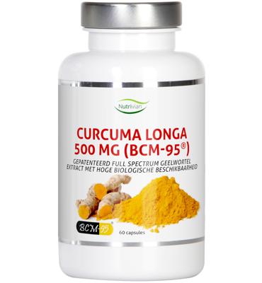 Nutrivian Curcuma longa 500mg bcm95 60 Capsules