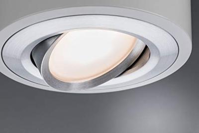 Paulmann 79708 Argun LED-plafondlamp 4.8 W Aluminium (geborsteld), Wit (mat) Paulmann 79708 Argun LED-plafondlamp 4.8 W Aluminium (geborsteld), Wit (mat)