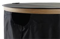 Wasmand DKD Home Decor Zwart Ek Vilt (44 x 44 x 57 cm) - thumbnail