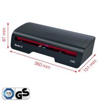 GBC 240 Warme lamineermachine 400 mm/min Zwart, Rood - thumbnail