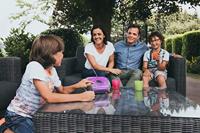 Lenco Draagbare stereo FM-radio met CD-speler Zwart/zilver - SCD-24 BL/SI - thumbnail