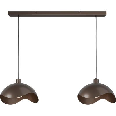 Masterlight Kantoor hanglampVolta 2x Ø40cm - cacao - 2404-15-15-100-2