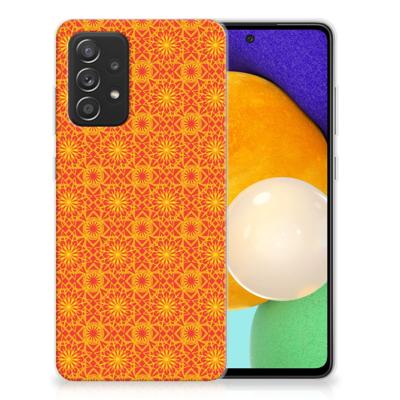 Samsung Galaxy A52 (5G/4G) | TPU bumper | Batik Oranje Samsung Galaxy A52 (5G/4G) | TPU bumper | Batik Oranje