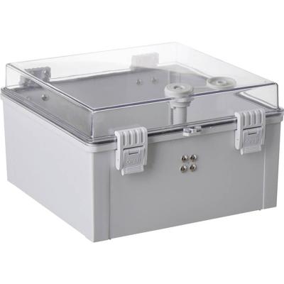 TRU COMPONENTS TC-PSC-30x30x18 Schakelkast 300 x 300 x 180 ABS, Polycarbonaat Lichtgrijs 1 stuk(s)