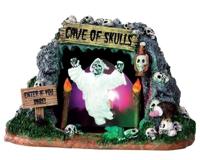Lemax cave of skulls, b/o (4.5v bewegend tafereel Spooky Town 2013 - thumbnail