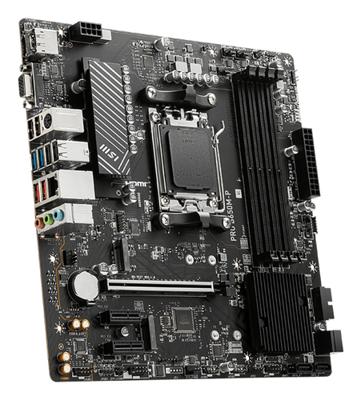 MSI pro b650m-p socket am5 moederbord (zwart, raid, 2.5 gb-lan, sound, µatx)