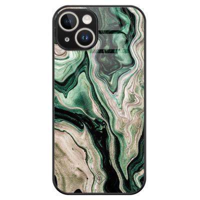 iPhone 13 hardcase - Green waves