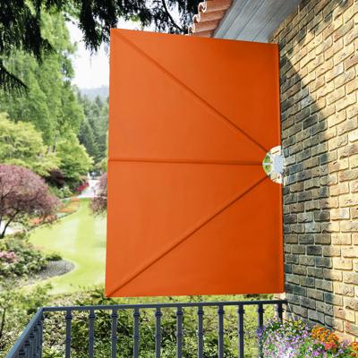 VidaXL Terrasscherm inklapbaar 240x160 cm terracottakleurig VidaXL Terrasscherm inklapbaar 240x160 cm terracottakleurig
