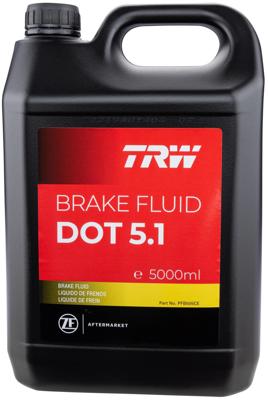 TRW remvloeistof "dot 5.1" brake fluid. dot5.1 5 liter