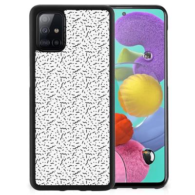 Samsung Galaxy A51 Bumper Case Stripes Dots Samsung Galaxy A51 Bumper Case Stripes Dots