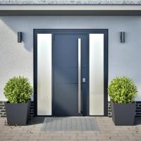 Plantenbakken 2 st 50x50x50 cm staal antracietkleurig - thumbnail