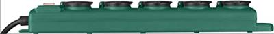 Brennenstuhl Super-Solid SL 554 DE IP54 Tuinstekkerdoos 5-voudig 5m H07RN-F 3G1,5 - 1159910215 - thumbnail