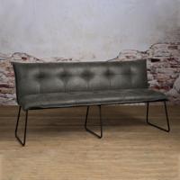 Tower Living Eetkamerbank 'Seda' 155cm, kleur Grijs - thumbnail