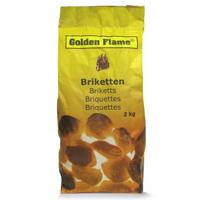 Golden Flame Houtskool Briketten 2 KG - thumbnail