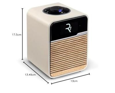 Ruark Audio R1 MK4 Deluxe Radio met DAB+ en Bluetooth - Light Cream Ruark Audio R1 MK4 Deluxe Radio met DAB+ en Bluetooth - Light Cream