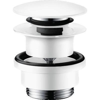 Hansgrohe afvoergarnituur afvoerplug voor wastafel- en bidetmengkranen, mat wit