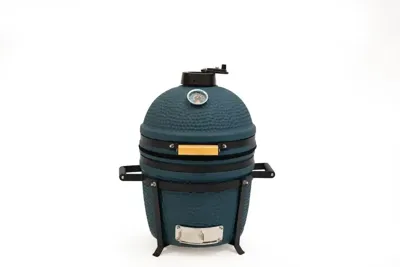 Compact kamado barbecue blauw 16 inch