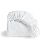 Cinderella Hoeslaken Dubbel Jersey Stretch 30cm Hoek - white 180x220-200x200cm - thumbnail