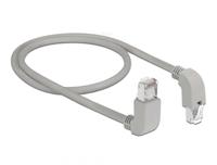 Delock 85861 RJ45 Netwerkkabel, patchkabel CAT 6 S/FTP 0.50 m Grijs 1 stuk(s) - thumbnail