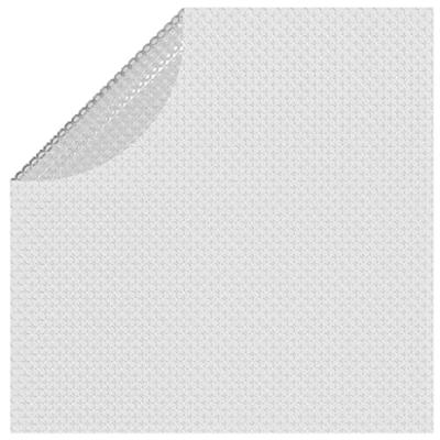 VidaXL Zwembadfolie solar drijvend 381 cm pe grijs