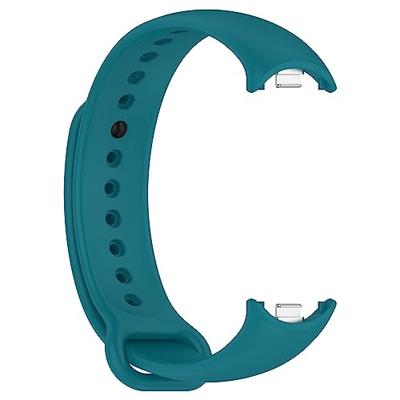 Siliconen bandje - Groenblauw - Xiaomi Smart Band 8 & 9 Siliconen bandje - Groenblauw - Xiaomi Smart Band 8 & 9