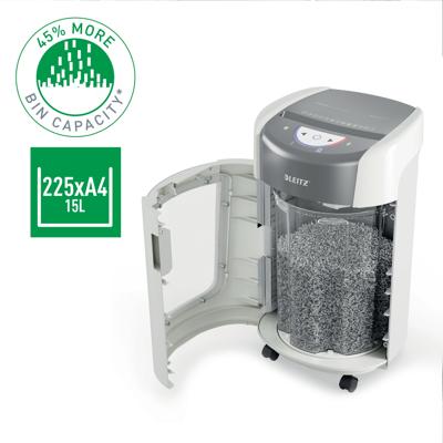 Leitz IQ OptiMax HomeOffice Papierversnipperaar 6 vellen Micro cut, Cross cut P-5 15 l Leitz IQ OptiMax HomeOffice Papierversnipperaar 6 vellen Micro cut, Cross cut P-5 15 l