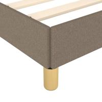 Bedframe zonder matras stof taupe 200x200 cm - thumbnail