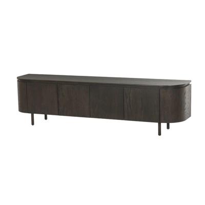 Livingfurn TV-meubel 'Tobago' Eiken, 210cm, kleur Espresso Livingfurn TV-meubel 'Tobago' Eiken, 210cm, kleur Espresso