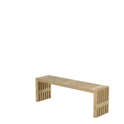 Smalle Houten Bank Rustik 138 CM Smalle Houten Bank Rustik 138 CM