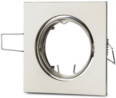 V-Tac Inbouw spot verstelbaar 50mm vierkant geschuurd staal - 5013328