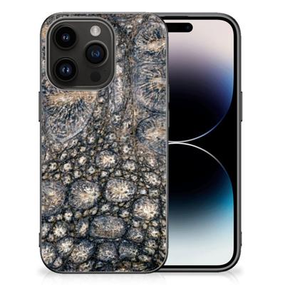 iPhone 15 Pro Dierenprint Telefoonhoesje Krokodillenprint