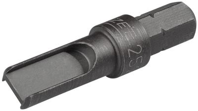 HAZET Speciale bit VAG olieaftapschroef 2528-1 · 1/4 inch (6,3 mm) zeskant massief · Lengte: 35 mm