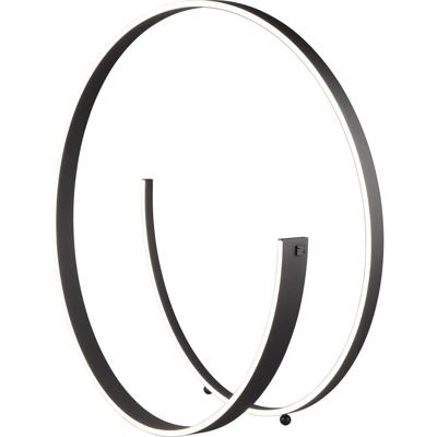 LED Vloerlamp - Cinque Cinardi - 1 Lichtpunt van 42 Watt - Dimbaar - Aanpasbare Lichtkleur - Voetschakelaar - Mat Zwart - Metaal