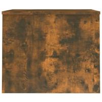 Salontafel 80x50,5x52,5 cm bewerkt hout gerookt eikenkleurig - thumbnail