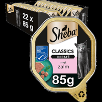 Sheba in Pate met Zalm 22 x 85 g bij Jumbo - thumbnail