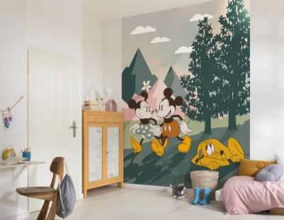 Komar Into Wonderland Fotobehang Disney - Mickey Mouse - Mickey & Minnie Embrace Nature - IADX4-102