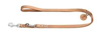 Verstelbare Hondenriem Lichtbruin Leer - thumbnail