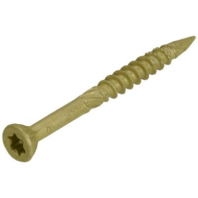 Dynaplus glaslatschroef [200x] - AR-BRONZE - platkop-75° - TX-15 - 3.5x50/28mm