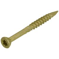 Dynaplus glaslatschroef [200x] - AR-BRONZE - platkop-75° - TX-15 - 3.5x50/28mm - thumbnail