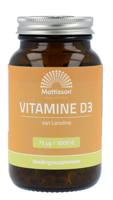 Mattisson HealthStyle Vitamine D3 75mcg Capsules - thumbnail