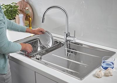 GROHE Concetto Keukenkraan - hoog - draaibare/uittrekbare uitloop - chroom 32663003 - thumbnail