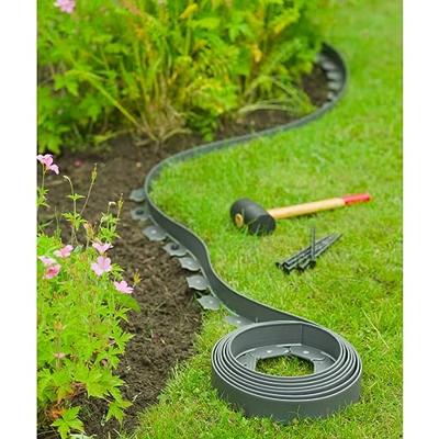 Nature Borderrandpennen h20 cm Zwart 10 stuks