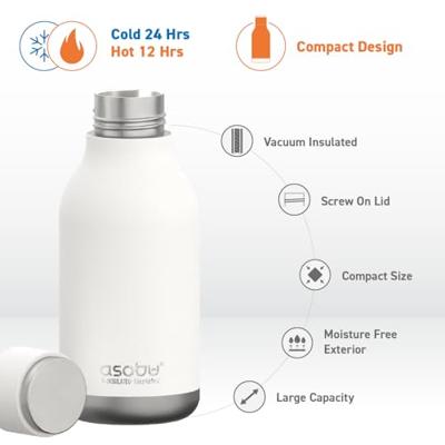 Asobu Drinkfles 460 ml RVS SBV24 WHITE SBV24 white - thumbnail