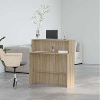 Receptiebalie 100x50x103,5 cm bewerkt hout sonoma eikenkleurig - thumbnail