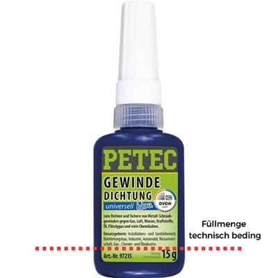 PETEC afdichtmiddel "gewindedichtung blau" thread seals 15 gr. sb