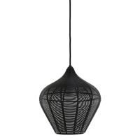 Light & Living Hanglamp 'Alvaro' 27cm, mat zwart - thumbnail