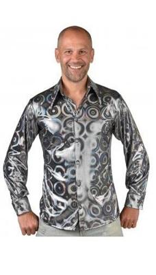 Blouse Hologram Circkel Zilver Heren