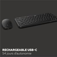 Toetsenbord en muis Mobility Lab CP420W Mini Zwart AZERTY - thumbnail