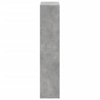 Kamerscherm / boekenkast 69,5x29x137,5 cm hout betongrijs - thumbnail