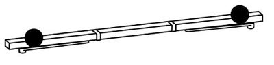 dormakaba glijarm-sluitvolgorderegelaar - GSR/EMF 2 / V - t.b.v. TS 91 / 92 /93 - zilver
